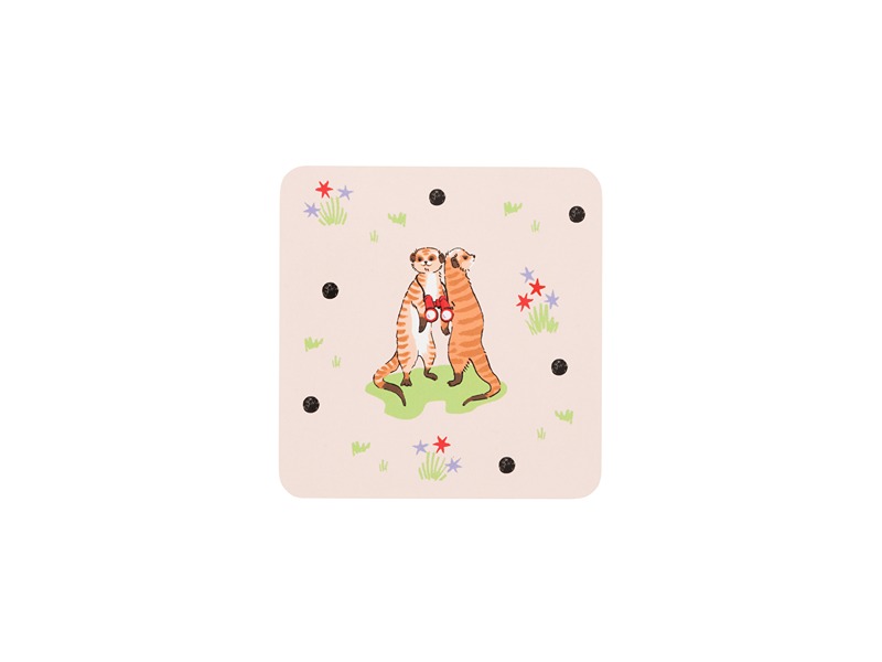 Cath Kidston Meerkats 4 Pack Cork Kidston Coasters
