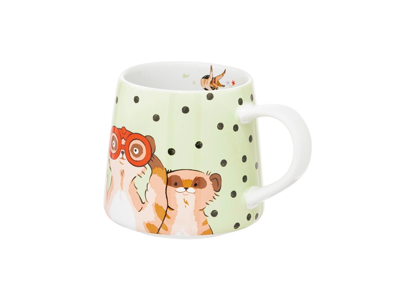 Cath Kidston Meerkats Green Billie Mug