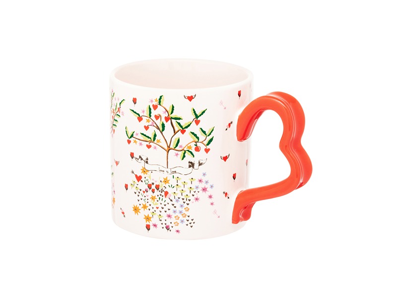 Cath Kidston Oh My Heart Handle Mug