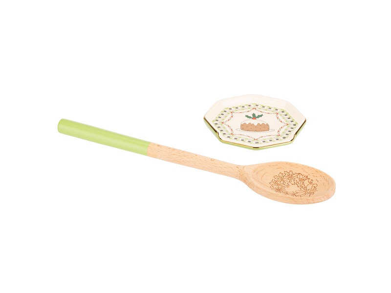 Ck Wreath Spoon & Rest Set