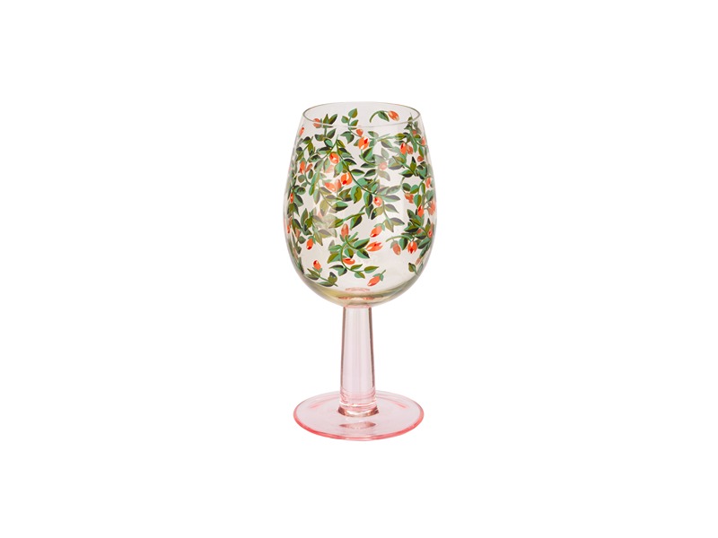 Cath Kidston Dolly Rose So2 Wine Glasses