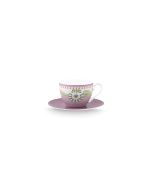 Set of 2 Cups and Saucers Lily & Lotus 280ml