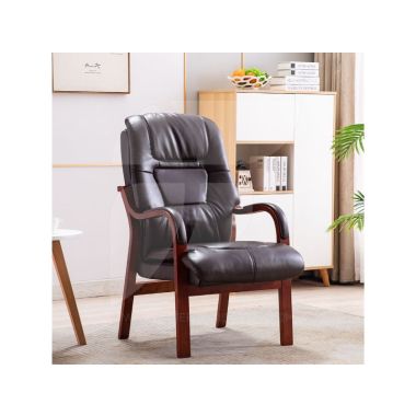 VERA ORTHO/ FIRESIDE CHAIR - BURGUNDY PU (HJ)