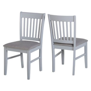 Oxford Dining Chair - Grey/Grey Fabric