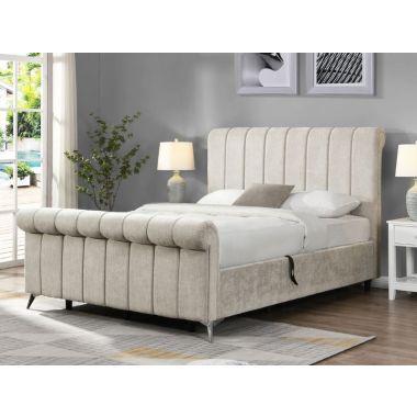 Carlow Gas-Lift Bed - Grey