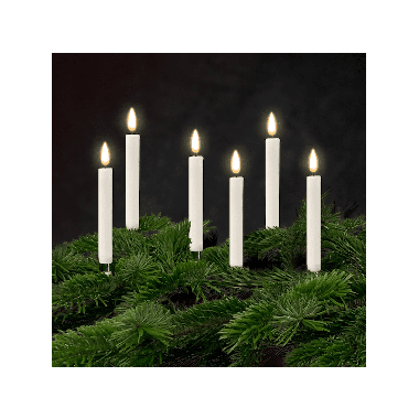Christmas Tree Candle 6 Pcs