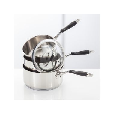 James Martin 3 Piece Saucepan Set