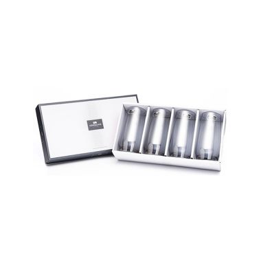 Grey Lustre Hi - Ball Glasses Set Of 4 510Cc