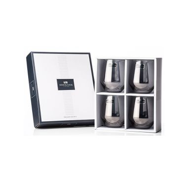 Grey Lustre Juice Glasses Set Of 4 350Cc