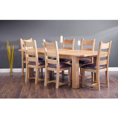 Donny 1.8 - 2.2 Extending Table + 6 Donny Chairs