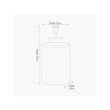 Katie Bleu Blk Honeycombed Table Lamp