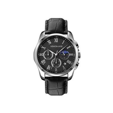 Newgrange Living Mens Watch - Black Strap & Black