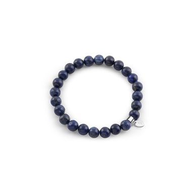 Unisex Beaded Bracelet With Lapis Lazuli Beads