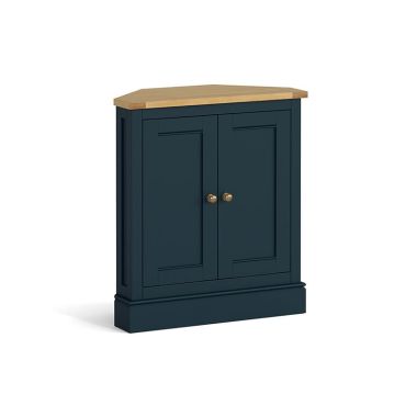 Winchester Navy Corner Cupboard