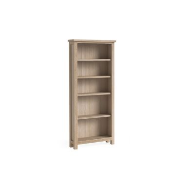 Modern Country Oak Large Bookcase_Kd