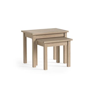 Modern Country Oak Nest Of Table