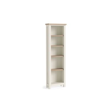 Modern Country Oak - Coconut Slim Bookcase_Kd