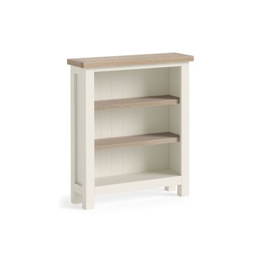 Modern Country Oak - Coconut Low Bookcase_Kd