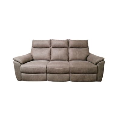 Hunter 3 Seater Recliner - Stone