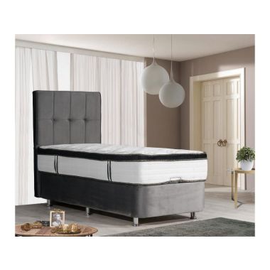 Lara Gas Lift Bed - Grey