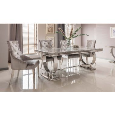 Arianna 1.8M Dining Table + 6 Belvedere Chairs