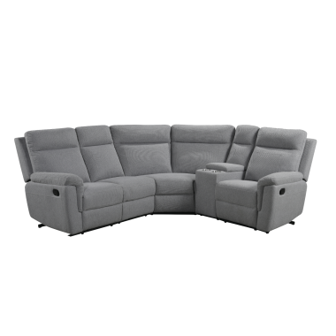 Bowie Corner Group Manual Recliner - Grey
