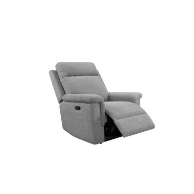 Bowie 1 Seater Manual Recliner - Grey