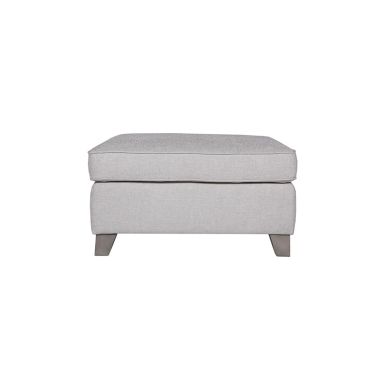 Cantrell Ottoman – Light Grey
