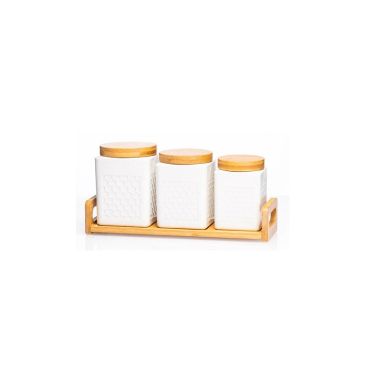 Newgrange Living Ceramic 3-Piece Cannister Set