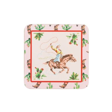 Cath Kidston Cowgirl Rodeo 4 Pack Cork Kidston Coa