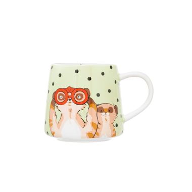 Cath Kidston Meerkats Green Billie Mug