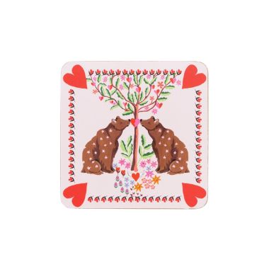 Cath Kidston Oh My Heart 4 Pack Cork Kidston Coast