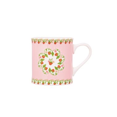 Cath Kidston Strawberry Border Pink Mollie Mug