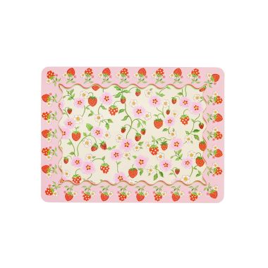 Cath Kidston Strawberry 4 Pack Cork Kidston Placem