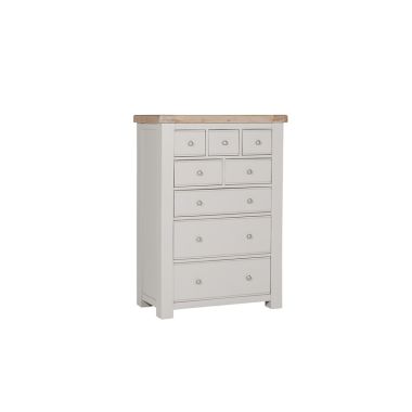 Doune Tall Chest 8 Drawer - Taupe