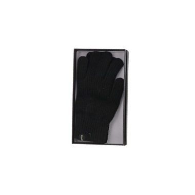 Eq For Men Ribbed Knitted Gloves Black