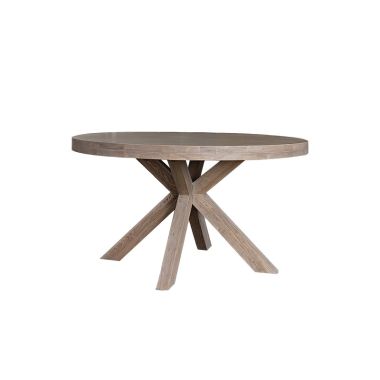 Falun Dining Table Round 1370 - Smoked Oak