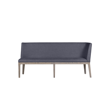 Falun Long Corner Bench Dark Grey