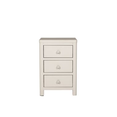 Freya Natural Bedside Table 3 Drawer