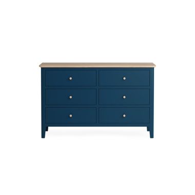 Marlow Navy Chest 6 Drawers