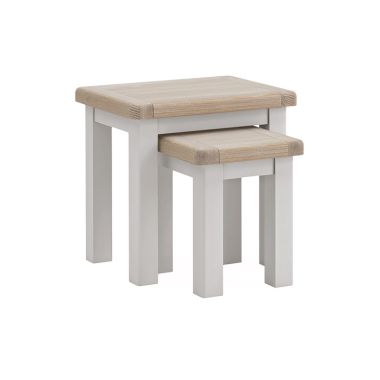 Salcombe Light Grey Nest Of Tables