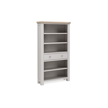Salcombe Light Grey Large Bookcase