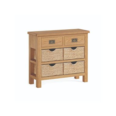 Salisbury Lite Console Table With Basket