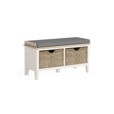 Marlow Coconut Milk Storage Bench