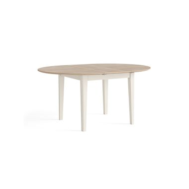 Marlow Coconut Milk Round Ext. Dining Table 1200 A
