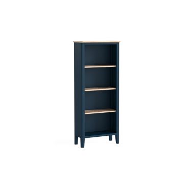 Marlow Navy Slim Bookcase