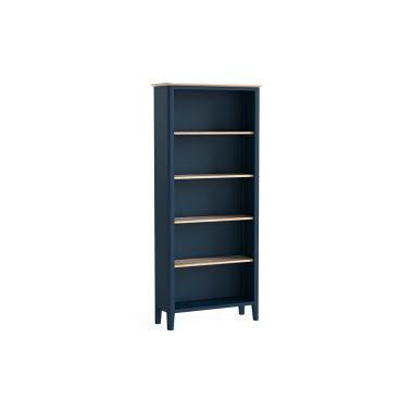 Marlow Navy Large Bookcase