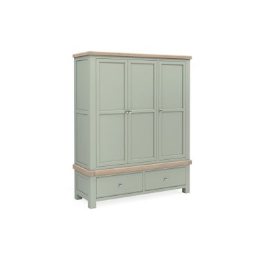 Salcombe Sage Triple Wardrobe