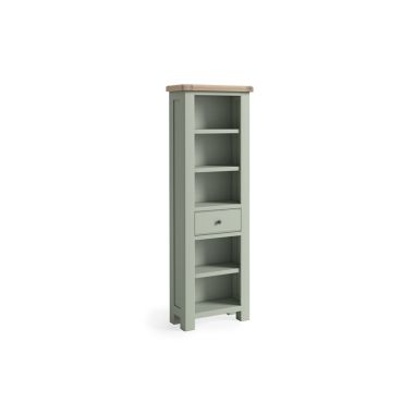 Salcombe Sage Slim Bookcase