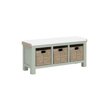 Salcombe Sage Storage Bench
